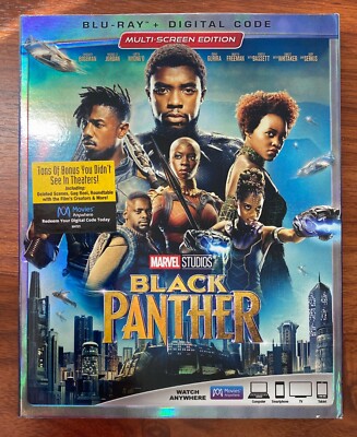 Black Panther (Blu-ray-Digital Copy) NEW/ORIGINAL