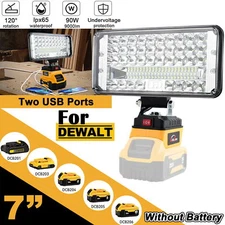 LED Work Light for Dewalt 20V Battery,90W Flood Light Torch for Workshop,Camping