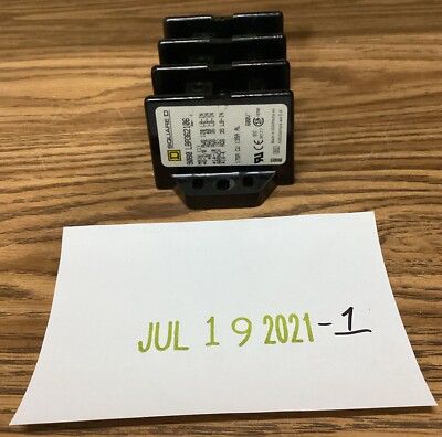 USED SQUARE D 9080 LBA362106 175A CU 135A AL 600V AC/DC 3P DISTRIBUTION BLOCK