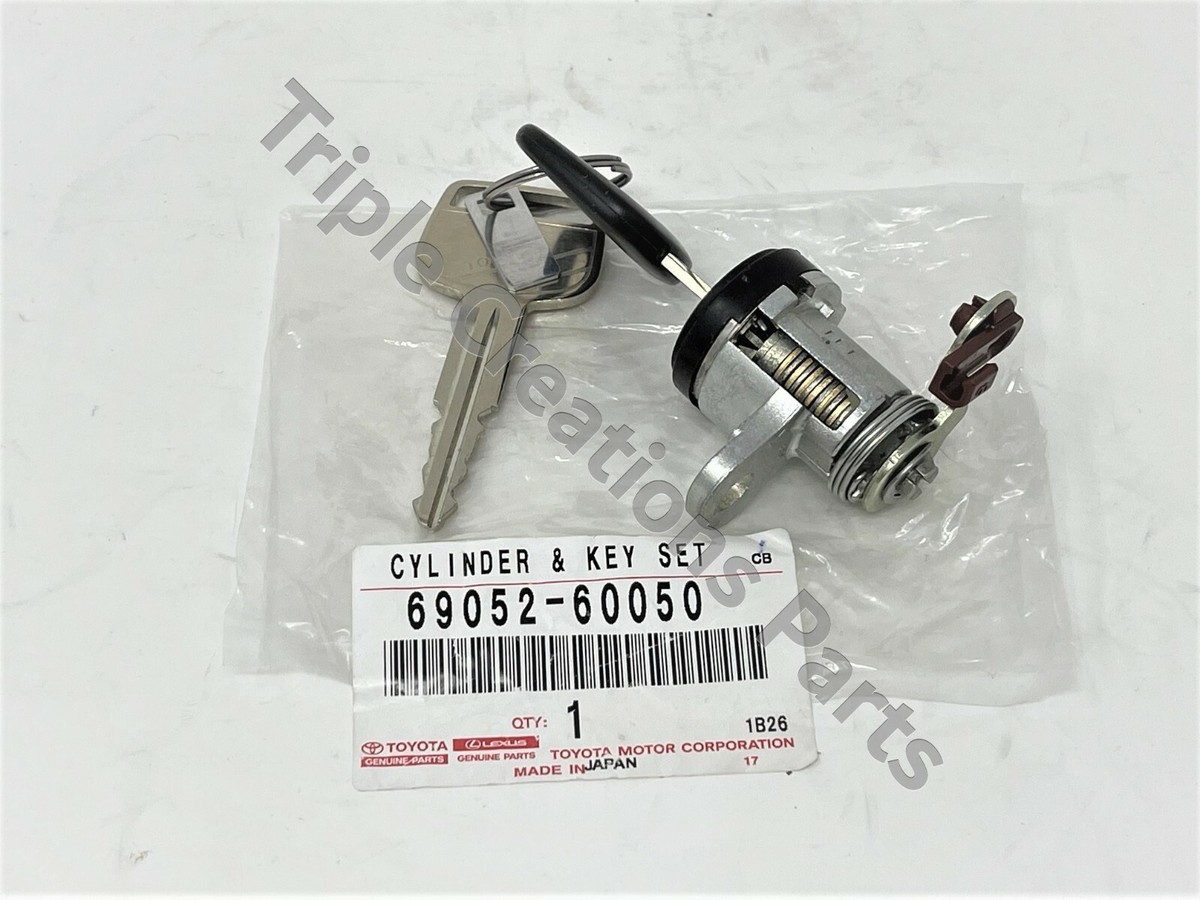 Toyota Genuine 69052-60050 Cylinder & Key Set Door Lock LH