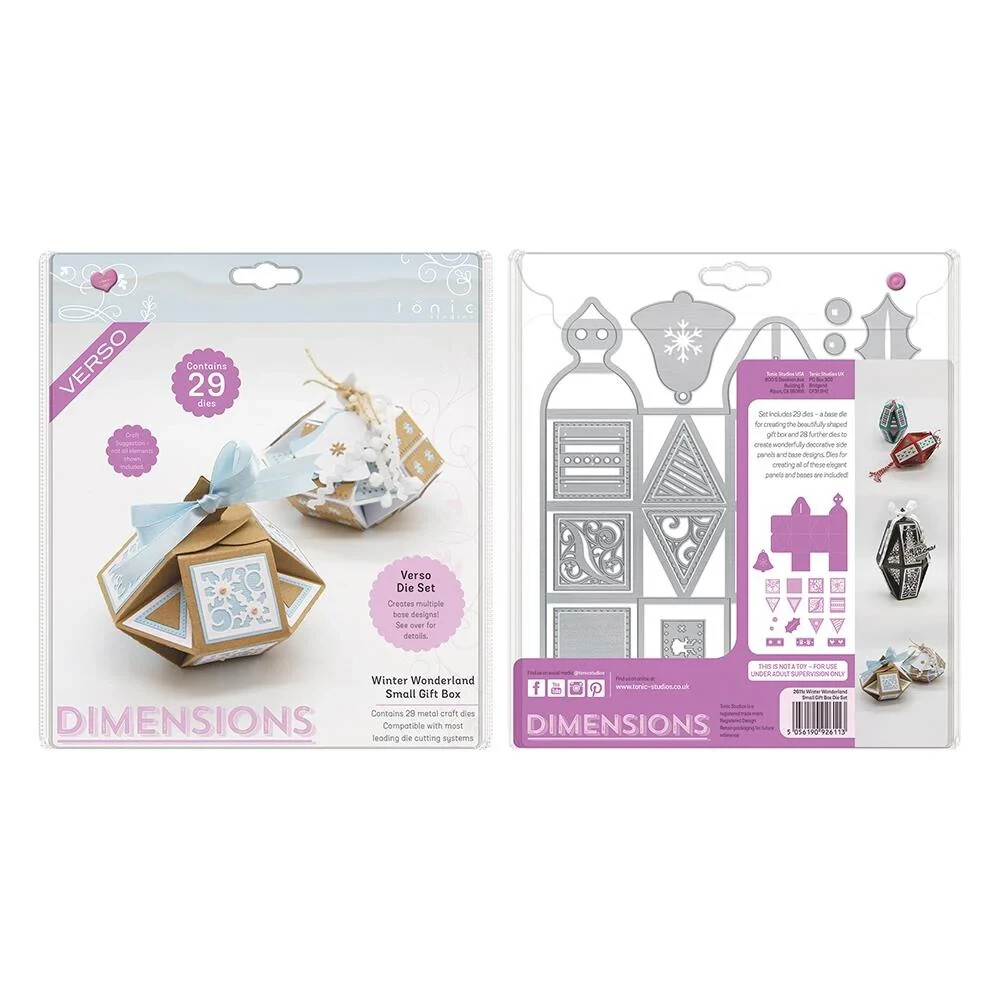 Tonic Studios - Winter Wonderland small Gift Box  die set