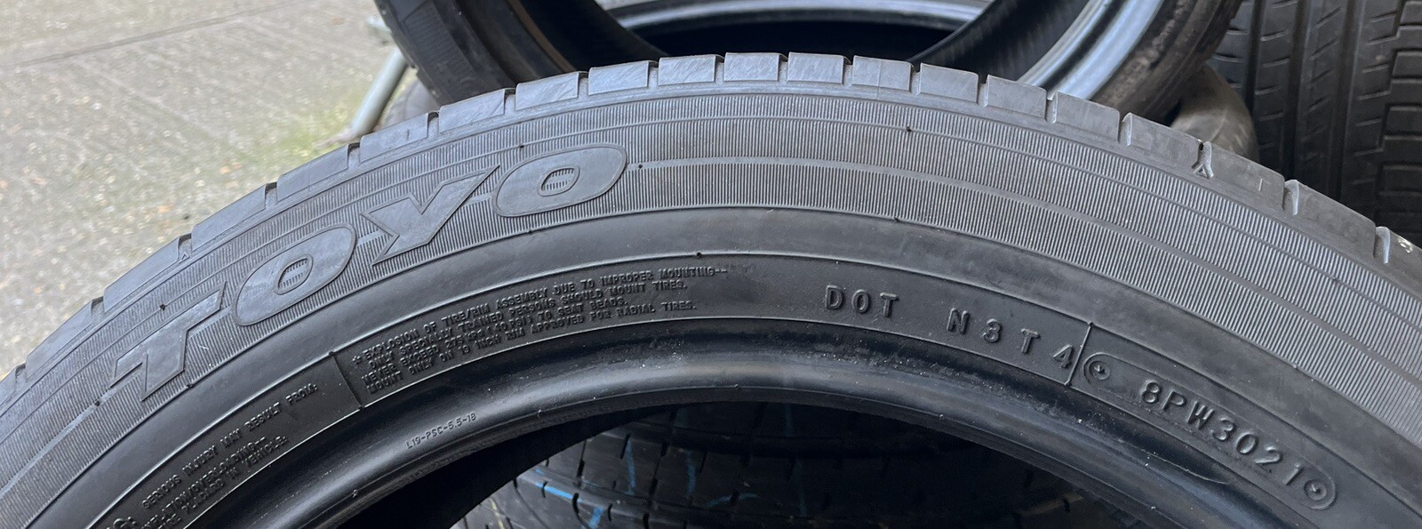225/55/R19 99V TOYO (PROXES R46A) DEPTH TREAD [6.2mm6.2mm] DOT21 eBay