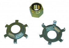 Propellermutter Kit Mercruiser Alpha One Bravo plus 2 Sicherungsbleche Mercury