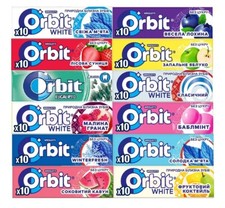 30 Pack Wrigleys Orbit Different Flavors Chewing Gum Full box of 300 pcs