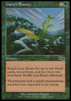 Magic the Gathering MTG Gaea's Bounty (254) Urza's Saga   LP