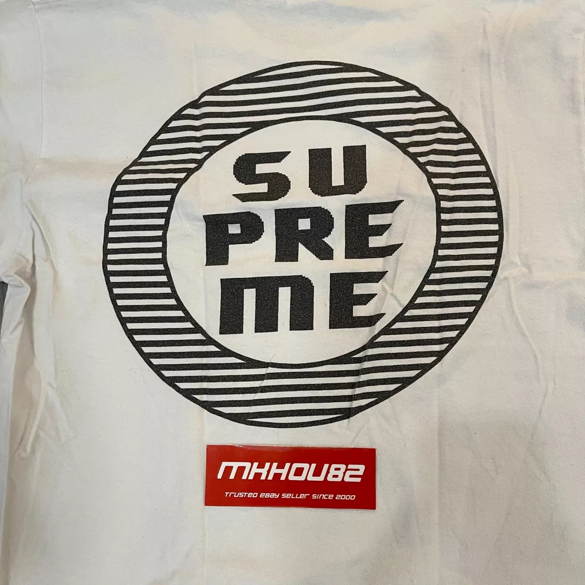 White supreme cheap shirt ebay
