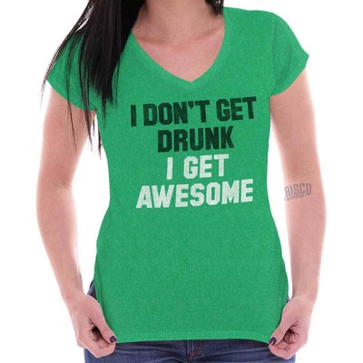 Womens Fitted V Neck Graphic Tees | eBay