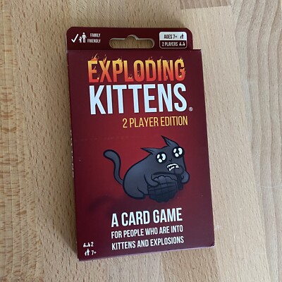 Exploding Kittens 2 Player Edition New Sealed
