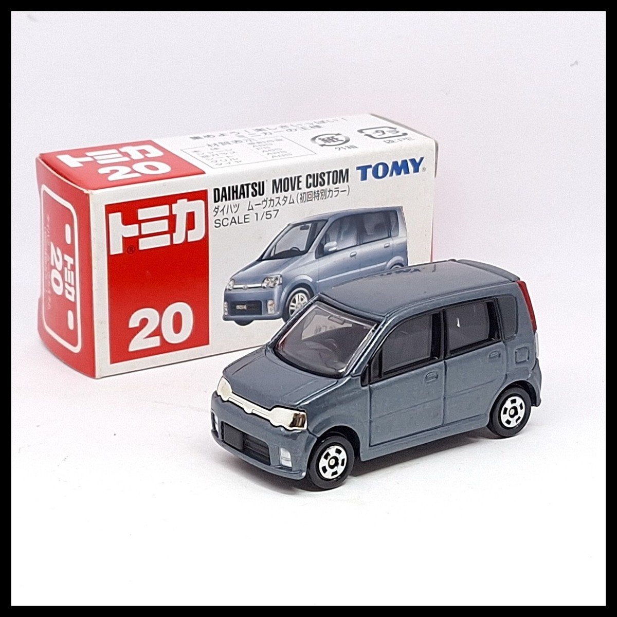 TOMICA 20 DAIHATSU MOVE CUSTOM 1/57 TOMY DIECAST NEW 2005