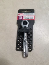 TONE 1/4" Short Ratchet Handle Socket Hold Type 6.35mm Hand Tool Metal RH2HS