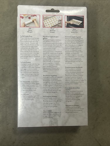 WILTON Cookie Press Box Set Spritz Cookie 12 Discs Complete Baking Cooking - Picture 2 of 5