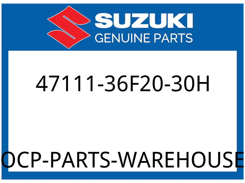 Suzuki OEM Part 47111-36F20-30H COVER, FRAME RH (WHITE)