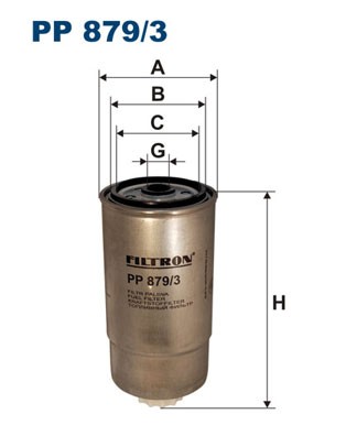PP 879/3 FILTRON Fuel Filter for IVECO,JEEP,MULTICAR,NEW HOLLAND,OTOKAR