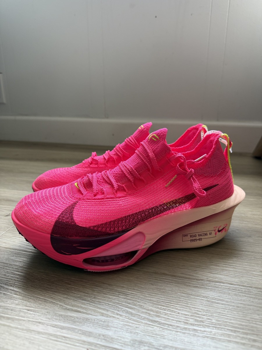 NIKE AIR ZOOM ALPHAFLY NEXT% 3 WOMENS SIZE 11.5 HYPER PINK