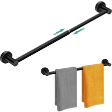 MGahyi Towel Racks for Adjustable 13.18-24 inches , Black