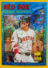 Roman Anthony #86 [Blue Sparkle] 2025 Topps Heritage Rookie Gold Cup 