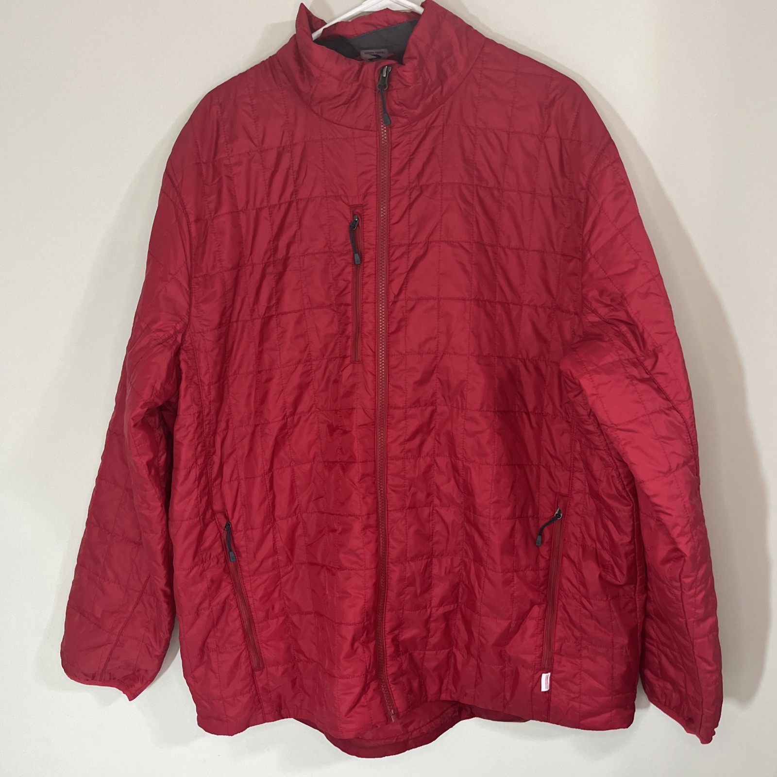 Storm Creek Men's  XL Quilted Puffer Jacket Thremolite Red