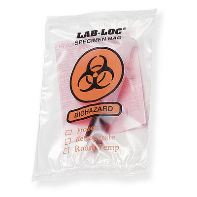 Specimen Transfer Bag, 6 In. W, Pk1000,  3Cue5