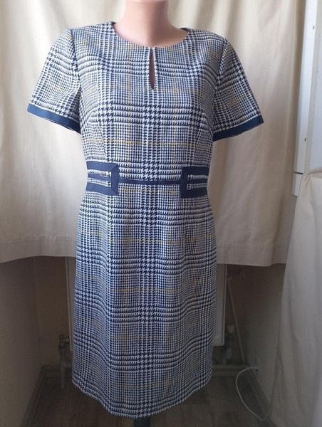 Women Boden Dress White Tweed 40 / L / 48