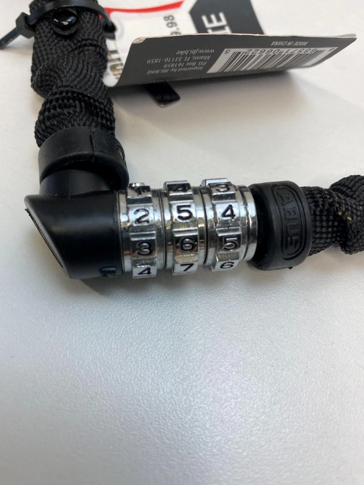 new SECURIT bicycle COMBINATION Combo LOCK Jackie CHAIN  43" long - Image 3 of 4