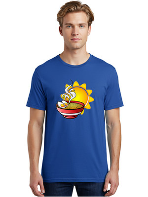 Steaming-Ramen Mens Graphic Tee, 100% Cotton, Casual Summer Wear