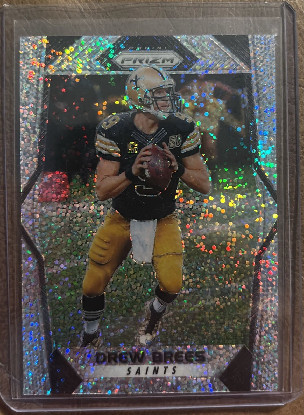 2017 Panini Prizm - Drew Brees #192 White Sparkle Prizm