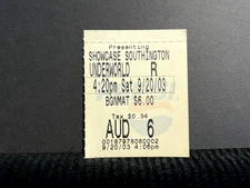 Vintage Movie Ticket Stub Underworld
