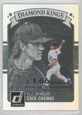 2016 Panini Donruss Diamond Kings Stat Line Season 111/166 Zack Greinke #14 0a1