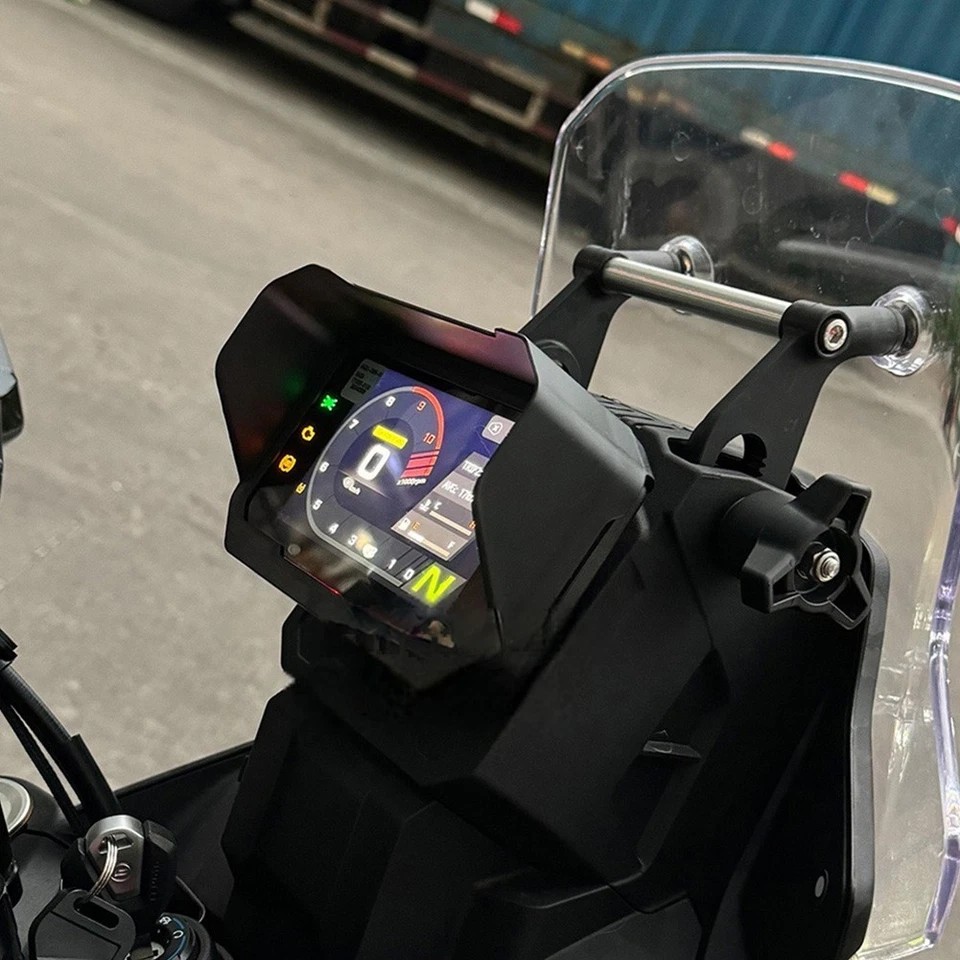 Dashboard Cover Guard for CFMOTO For 450MT 2024 2025 ABS Material Black - Image 3 of 4