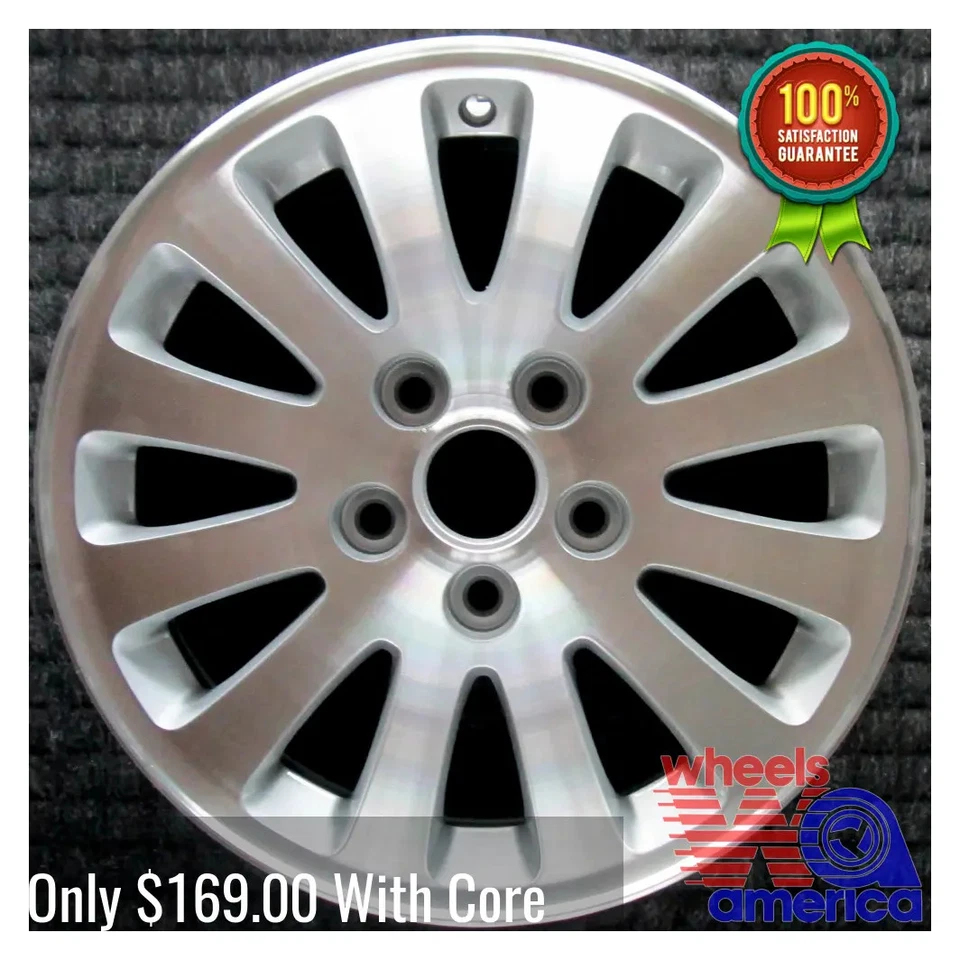 (Ships Today) Wheel Rim Buick Lucerne 16 2006-2008 9596687 9595280 OEM OE 4013 - Image 2 of 4