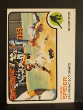 1973 Topps #273 Chris Speier GIANTS