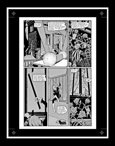 Marcos Martin Batgirl: Year One #3 Rare Production Art Pg 6 Monotone