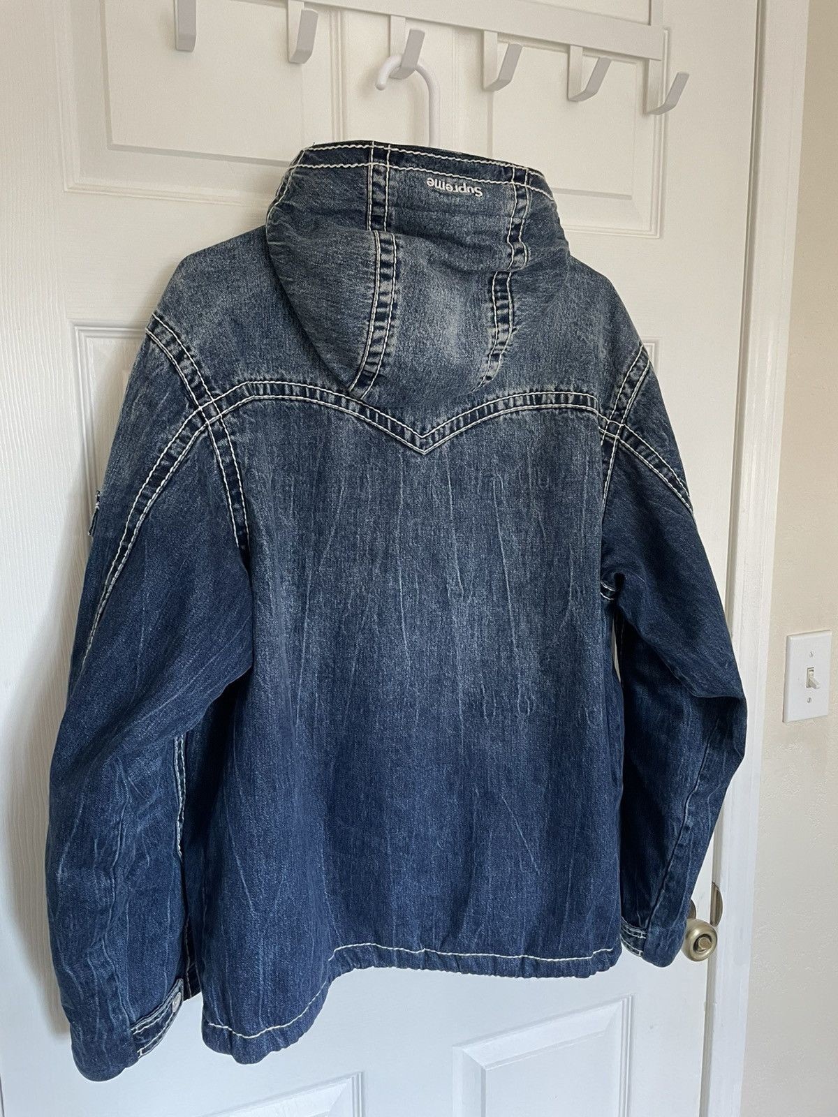 Supreme True Religion Fw22 GORE-TEX Denim Shell Jacket image 3