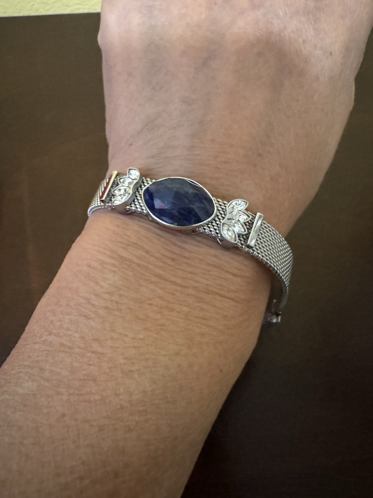 KEEP Collective Silver Mesh Adjustable Bracelet W… - image 1