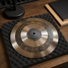 13.5-Inch Cymbal Worn Finish Bronze Cymbal Concentric Bands