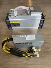 Bitmain Antminer L3+ (504m) With Bitmain APW3 1600w Power Supply
