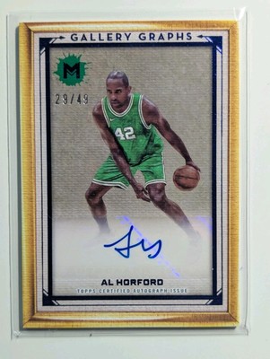 2024 Topps Motif Al Horford Blue Gallery Graphs Auto /49 Boston Celtics #GG-AH
