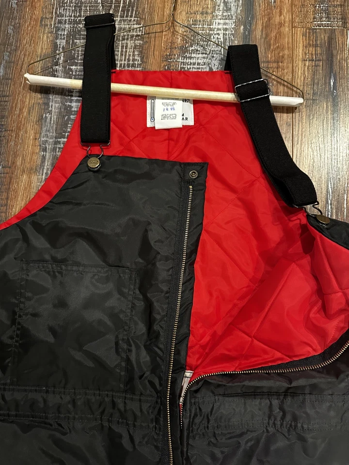 Walks Zero Zone XXL Insulated Bib Ski overalls Black Mens Pockets Zippers - Image 2 of 4