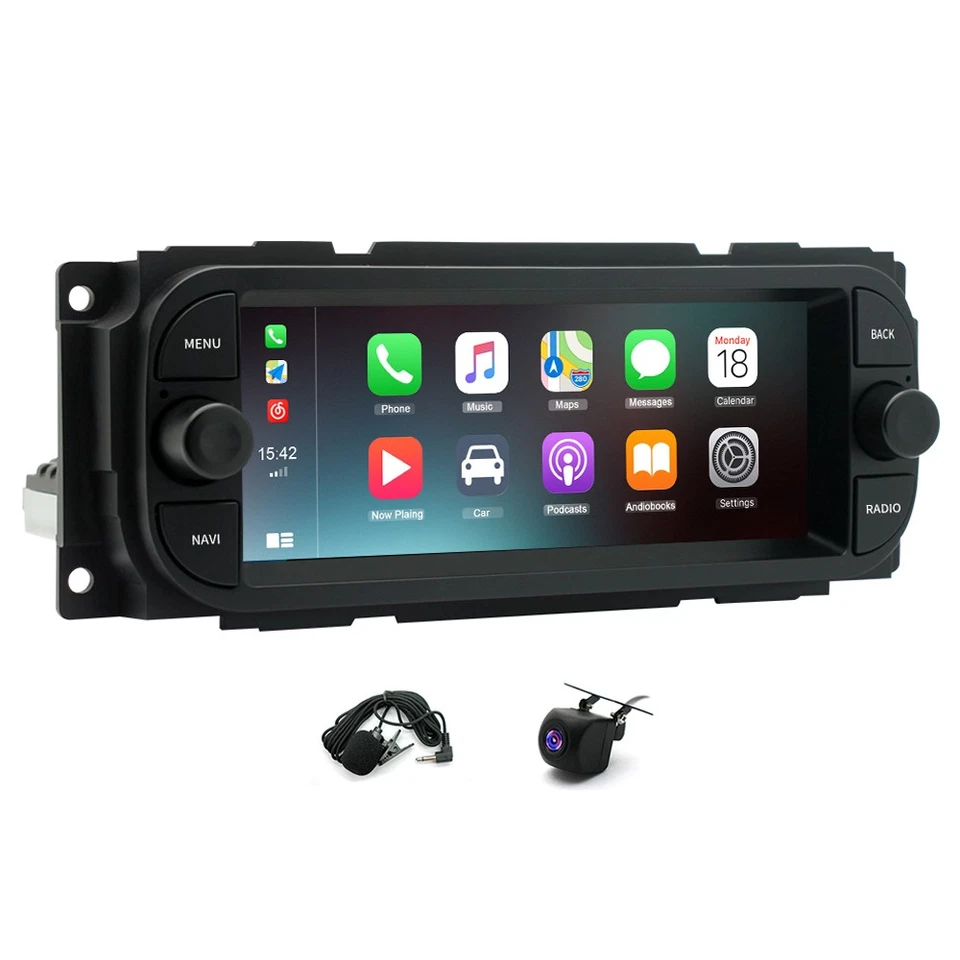 6.86" Car Stereo For 1999 -2004 Chrysler 300M Radio Android 13 GPS Navi Carplay Foto 2 de 4