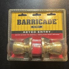 Barricade by Yale Zamek drzwi wejściowych z kluczem Mosiądz Polerowane wykończenie Model 700RT-C3-4