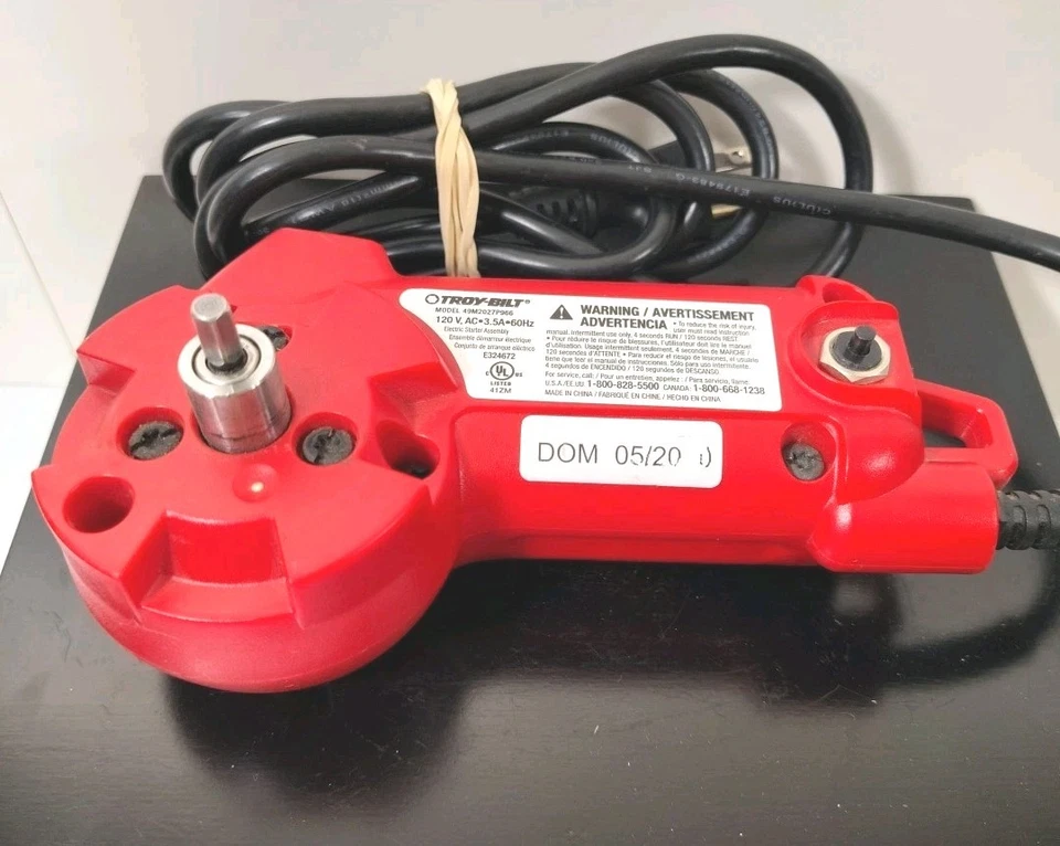 Arrancador motor gasolina Troy-Bilt Jump Start 120V 49M2027P966 presionar para arrancar Foto 3 de 4