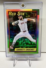 25 Topps UDS - 1990 Topps Baseball Garrett Crochet Green Rainbow SN /99 #U90-40