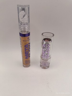 Essence Meta Glow Color Changing Lipstick Stains Lips Pink And Body Glitter 04