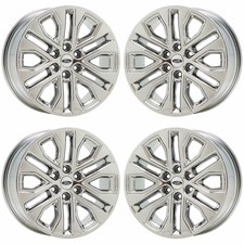 20 Ford F150 Truck Bright Chrome Wheels Rims Factory Oem Set 4 10619 Exchange 20 Ford F150 Truck Bright Chrome Wheels Rims Factory Oem Set 4 10619 Exchange