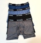 32 Degrees   Size "L"    4-Pack  Cool Classic Boxer Brief- Denim/Blue/Black/Gray — photo 4