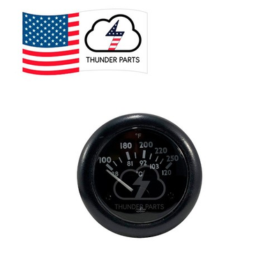 #ad Water Temperature Gauge 100–250 °F 38–120 °C Universal 24V Analog Dial Gauge $37.99