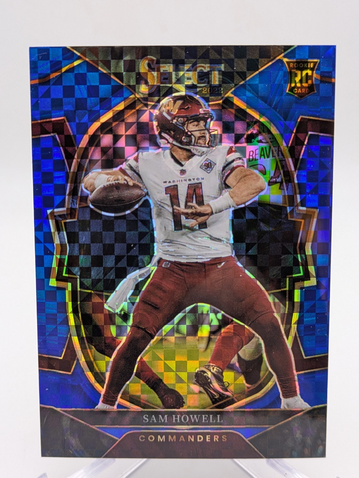 💥 2022 Panini Select - Concourse Sam Howell #76 Blue Prizm SP #/199 Rookie