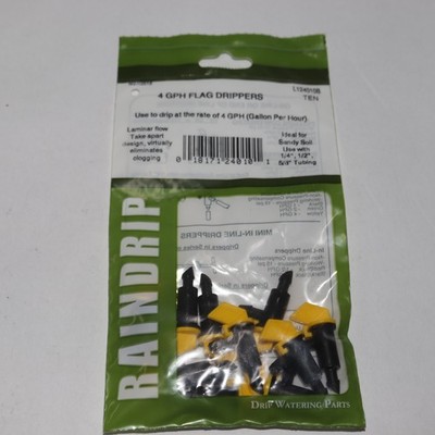 (1-Pk) Raindrip Flag Dripper 124010B