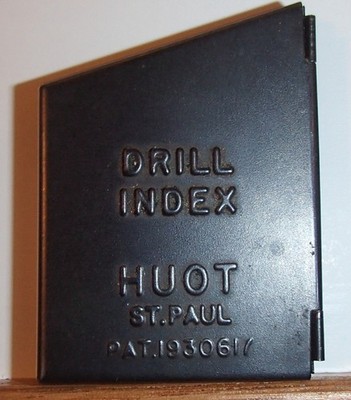 Vintage 1930s Huot Drill Index 61 - 80 Sm 20-piece Micro-Size Drill Bit Set