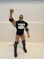 WWE THE ROCK MATTEL WRESTLING ACTION FIGURE ELITE COLLECTION SERIES 69 SMACKDOWN